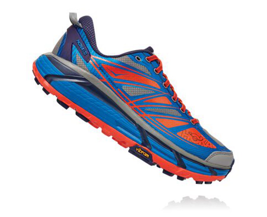 Hoka One One トレイルシューズ メンズ 青 - Mafate Speed 2 - EJ1250834